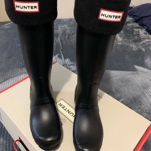 Tall Hunter Boots Size 7